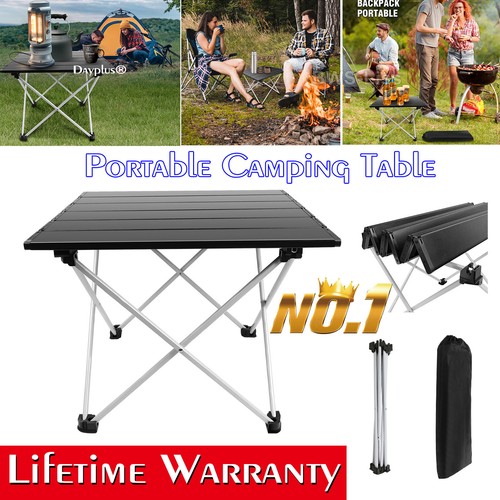 Folding camping table - folding,
