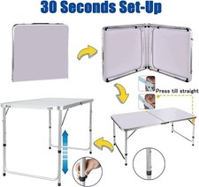 Folding Table Portable Fold Up