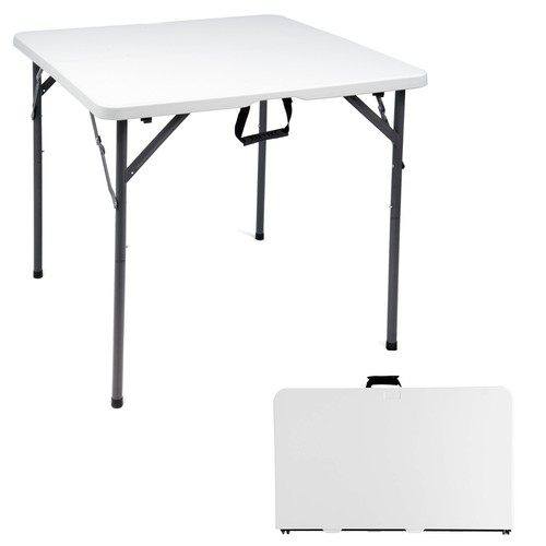 3ft square white folding table - 3ft,